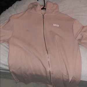victoria’s secret light pink beige hoodie